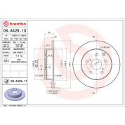 Brembo | Bremsscheibe | 08.A429.11