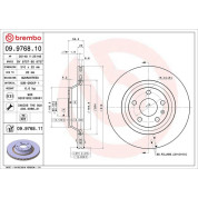 Brembo | Bremsscheibe | 09.9768.11