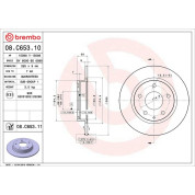 Brembo | Bremsscheibe | 08.C653.11