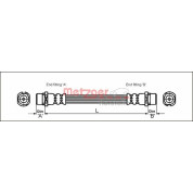 Metzger | Bremsschlauch | 4112824