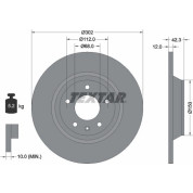 Textar | Bremsscheibe | 92159503