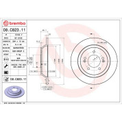 Brembo | Bremsscheibe | 08.C823.11