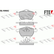 FTE | Bremsbelagsatz, Scheibenbremse | 9010301