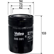 Valeo | Ölfilter | 586091