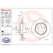 Brembo | Bremsscheibe | 09.C003.11