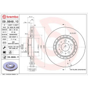 Brembo | Bremsscheibe | 09.9848.11