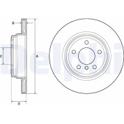 Delphi | Bremsscheibe | BG4665C