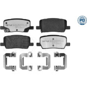 Meyle | Bremsbelagsatz, Scheibenbremse | 025 246 9616/PD