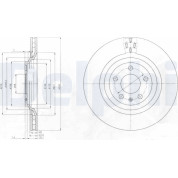 Delphi | Bremsscheibe | BG4087