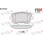FTE | Bremsbelagsatz, Scheibenbremse | 9010452