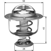 Gates | Thermostat, Kühlmittel | TH31388G1