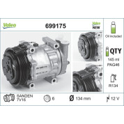 Valeo | Kompressor, Klimaanlage | 699175