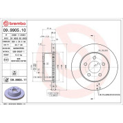 Brembo | Bremsscheibe | 09.9905.11