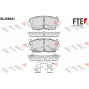 FTE | Bremsbelagsatz, Scheibenbremse | 9010916