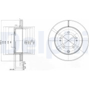 Delphi | Bremsscheibe | BG9849