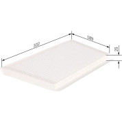 BOSCH | Filter, Innenraumluft | 1 987 432 270