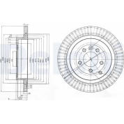 Delphi | Bremsscheibe | BG3925C
