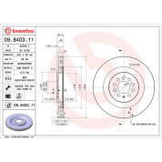 Brembo | Bremsscheibe | 09.8403.11
