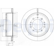 Delphi | Bremsscheibe | BG4275
