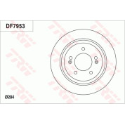 TRW | Bremsscheibe | DF7953