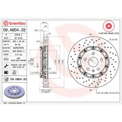 Brembo | Bremsscheibe | 09.A804.33