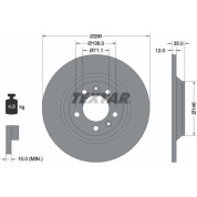 Textar | Bremsscheibe | 92129603
