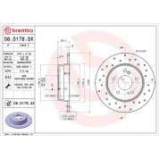 Brembo | Bremsscheibe | 08.5178.3X