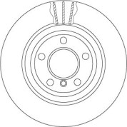 TRW | Bremsscheibe | DF6617S
