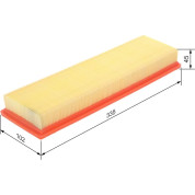 BOSCH | Luftfilter | 1 457 433 158