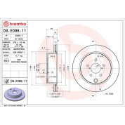 Brembo | Bremsscheibe | 09.E098.11