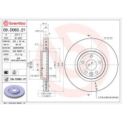 Brembo | Bremsscheibe | 09.D063.21