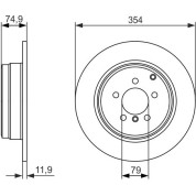 BOSCH | Bremsscheibe | 0 986 479 612