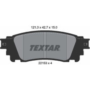Textar | Bremsbelagsatz, Scheibenbremse | 2215301