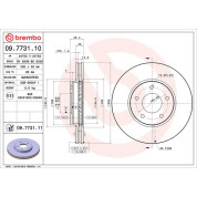 Brembo | Bremsscheibe | 09.7731.11