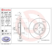 Brembo | Bremsscheibe | 09.A047.41