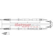 Metzger | Seilzug, Feststellbremse | 11.5950