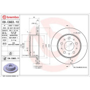 Brembo | Bremsscheibe | 09.C663.11