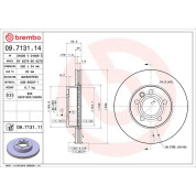 Brembo | Bremsscheibe | 09.7131.11