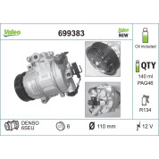 Valeo | Kompressor, Klimaanlage | 699383