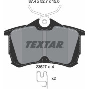 Textar | Bremsbelagsatz, Scheibenbremse | 2352701
