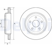 Delphi | Bremsscheibe | BG4802C