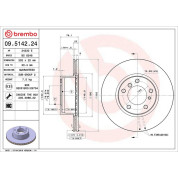 Brembo | Bremsscheibe | 09.5142.24
