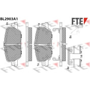 FTE | Bremsbelagsatz, Scheibenbremse | 9011145