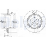 Delphi | Bremsscheibe | BG3726