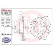 Brembo | Bremsscheibe | 09.A966.1X
