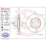 Brembo | Bremsscheibe | 09.C655.11