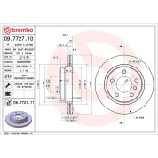 Brembo | Bremsscheibe | 09.7727.11