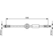 BOSCH | Bremsschlauch | 1 987 481 708