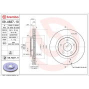 Brembo | Bremsscheibe | 09.A637.11