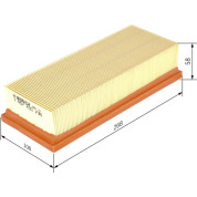 BOSCH | Luftfilter | 1 457 433 736